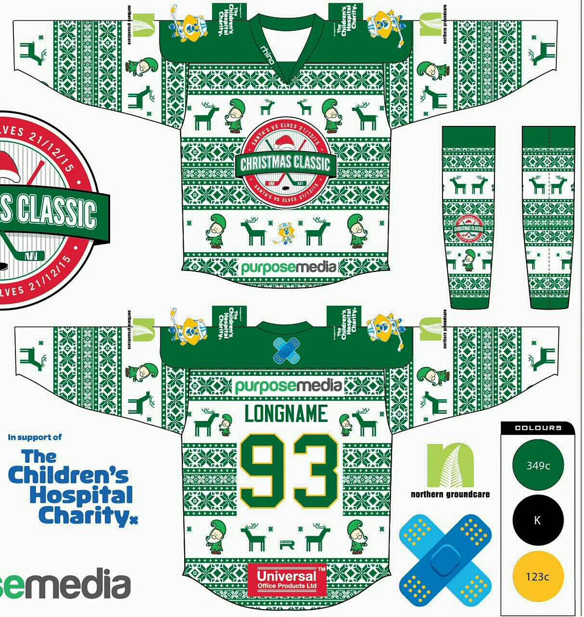 If you've not seen the shirts yet - have a look at these jerseys that will be hitting the ice on the 21st December