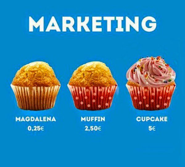 jvg1970's tweet photo. El marketing explicado en una foto... Jajaja https://t.co/sYpYpzy2I6
