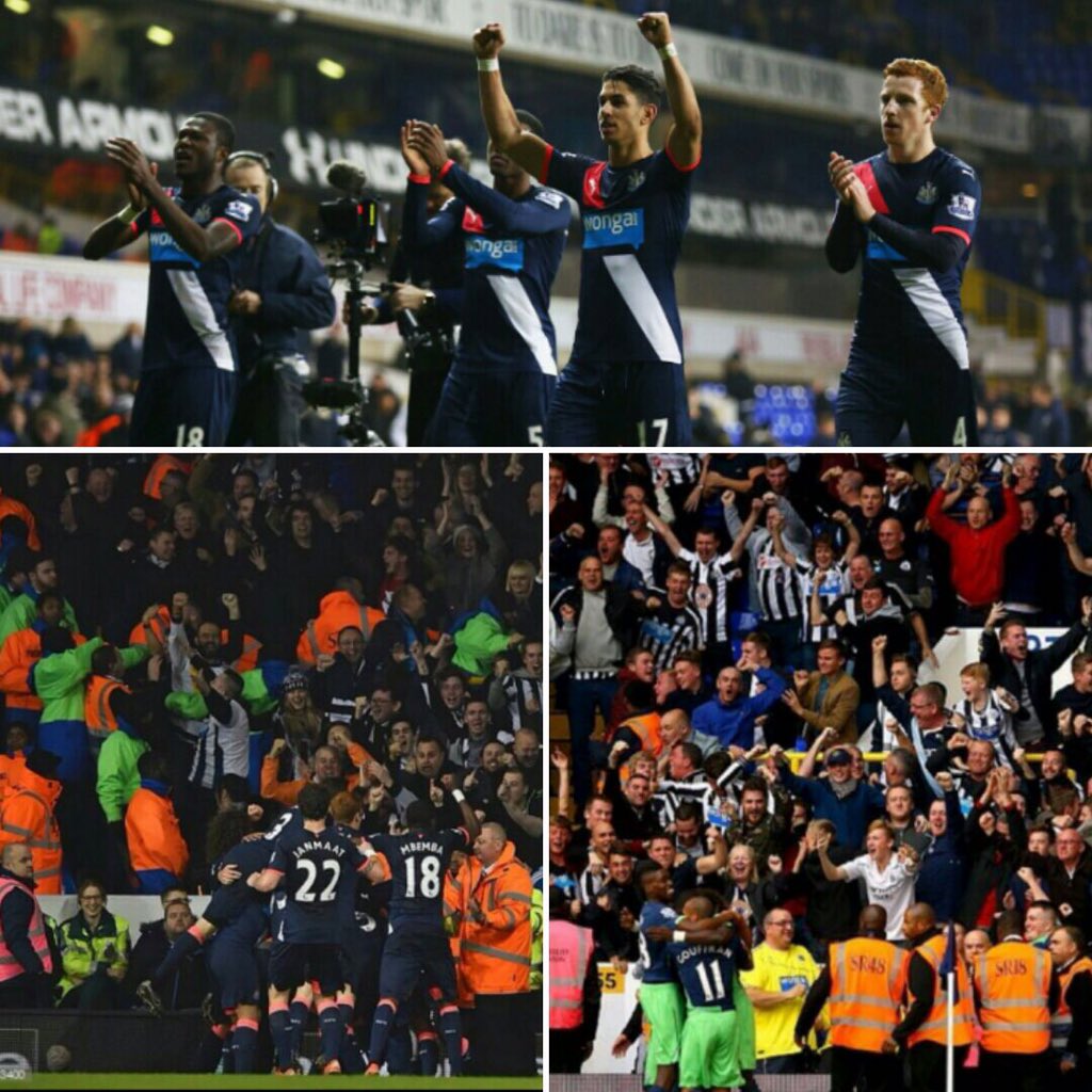One of my favorite corners in the <a href="/premierleague/">Premier League</a>! I can't explain how important is your support for us! #ToonArmy⚫⚪⚽