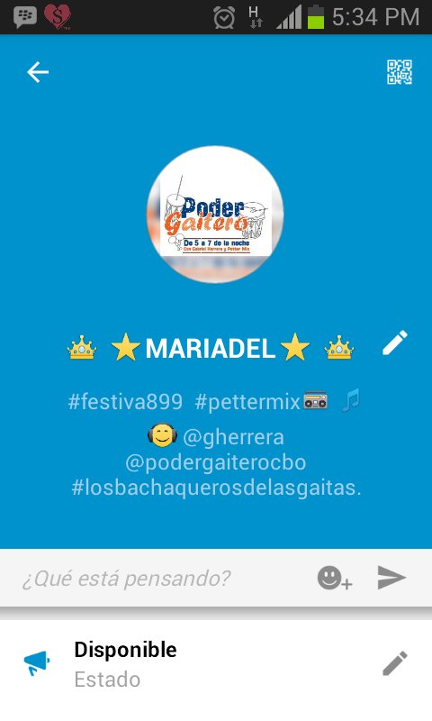 mariadelguevar's tweet photo. @PoderGaiteroCBO El mejor programa de gaitas de cd bolivar cn @gherrera01 y @pettermix . ALEGRANDO LAS TARDES NOCHES https://t.co/cIPuZRkErG