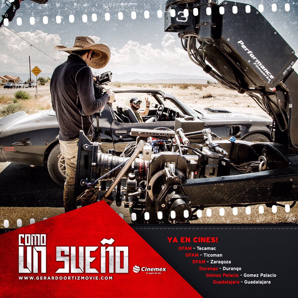 gerardoortiznet's tweet photo. ¡YA EN CINES! #ComoUnSueño @Cinemex #GerardoOrtiz @DelStudios Mira Tu Cine Programado En https://t.co/NwjtEpDixe https://t.co/YGCEChmbqI