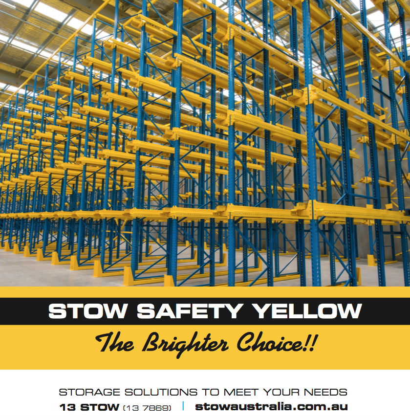 Safety First! Stow #palletracking exceeds all Australian standards with our Stow #Safety Yellow