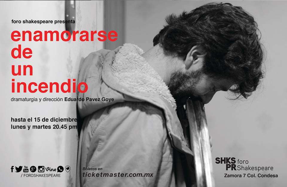 Últimos días para disfrutar de <a href="/Hamletramirez/">Hamlet Ramírez</a> en #EnamorarseDeUnIncendio en el <a href="/ForoShakespeare/">Foro Shakespeare</a> | #TalentoMM