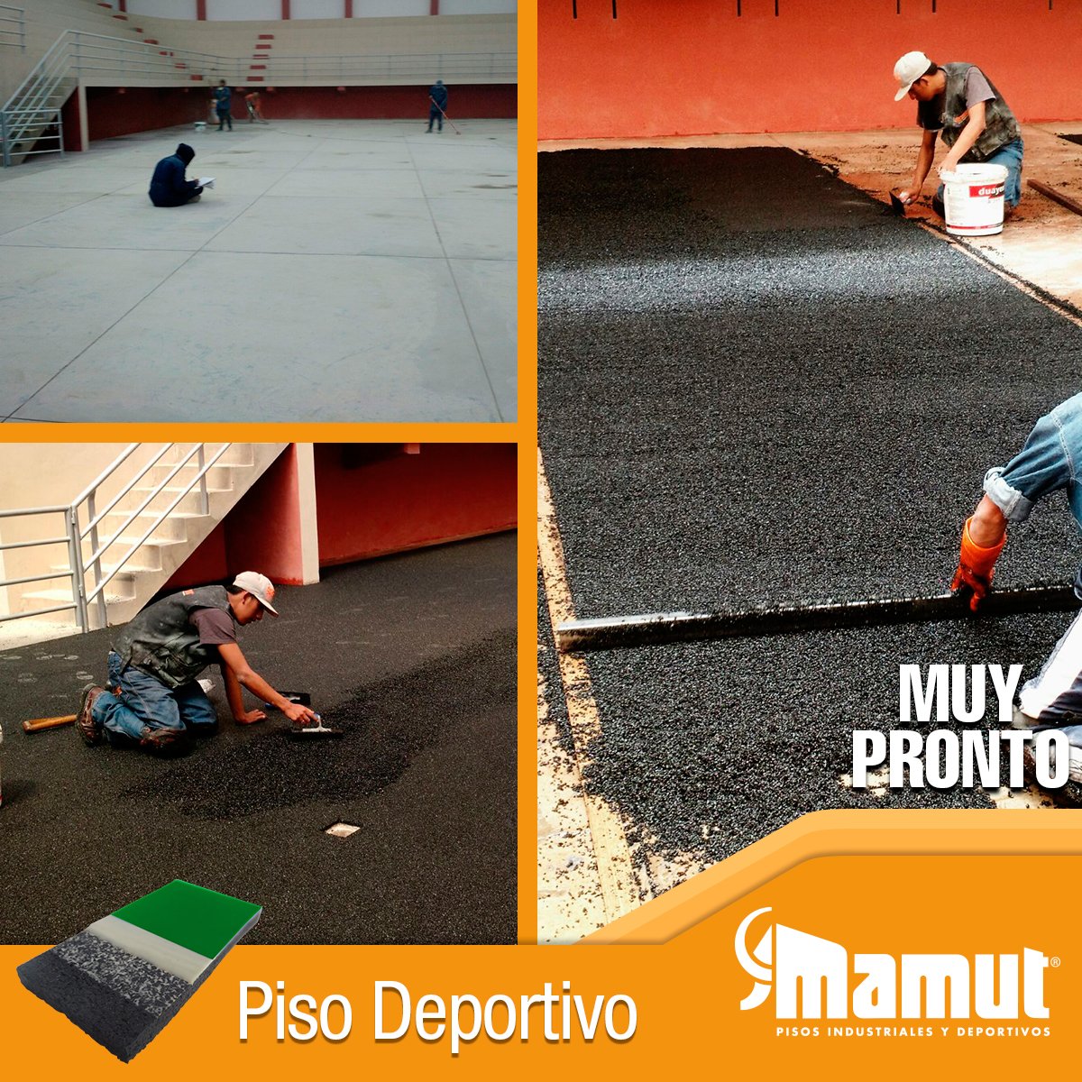 PisosMamut's tweet photo. Instalando el primer piso deportivo de goma con recubrimiento de poliuretano en Sucre
#seguridad #Deportes https://t.co/PUL6DNg6j2
