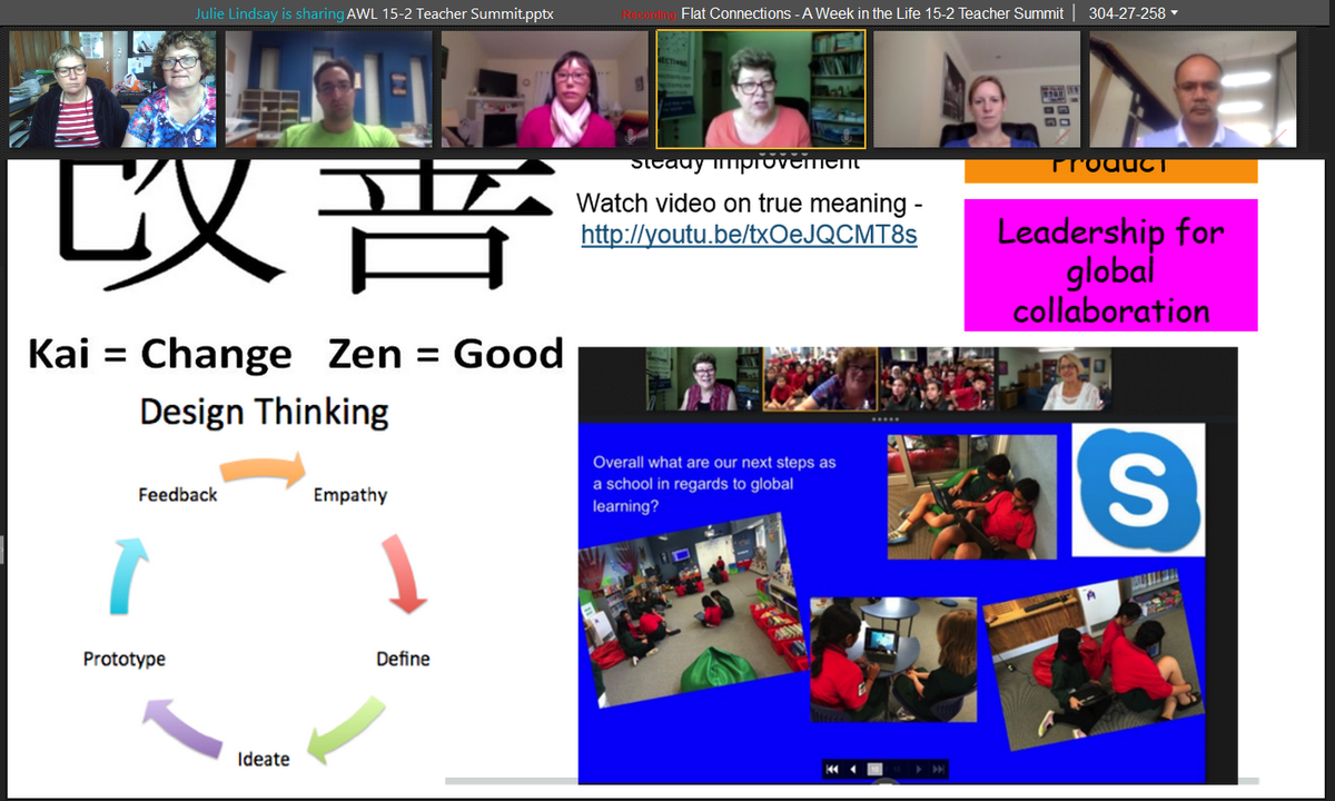 vanschaijik's tweet photo. @JamiesonVeni @BelindaHitchman from @newmarketschool sharing on their learning  #FlatConnection with @julielindsay https://t.co/BFolBJPO7b