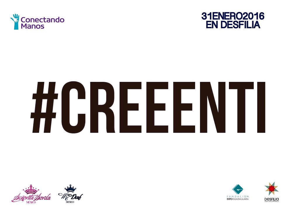 MissDeafMexico's tweet photo. #creeenti este 31 de enero nos vemos en #desfilia #señoritasordamexico cuarto certamen nacional para personas sordas https://t.co/YUO7kBTdQm