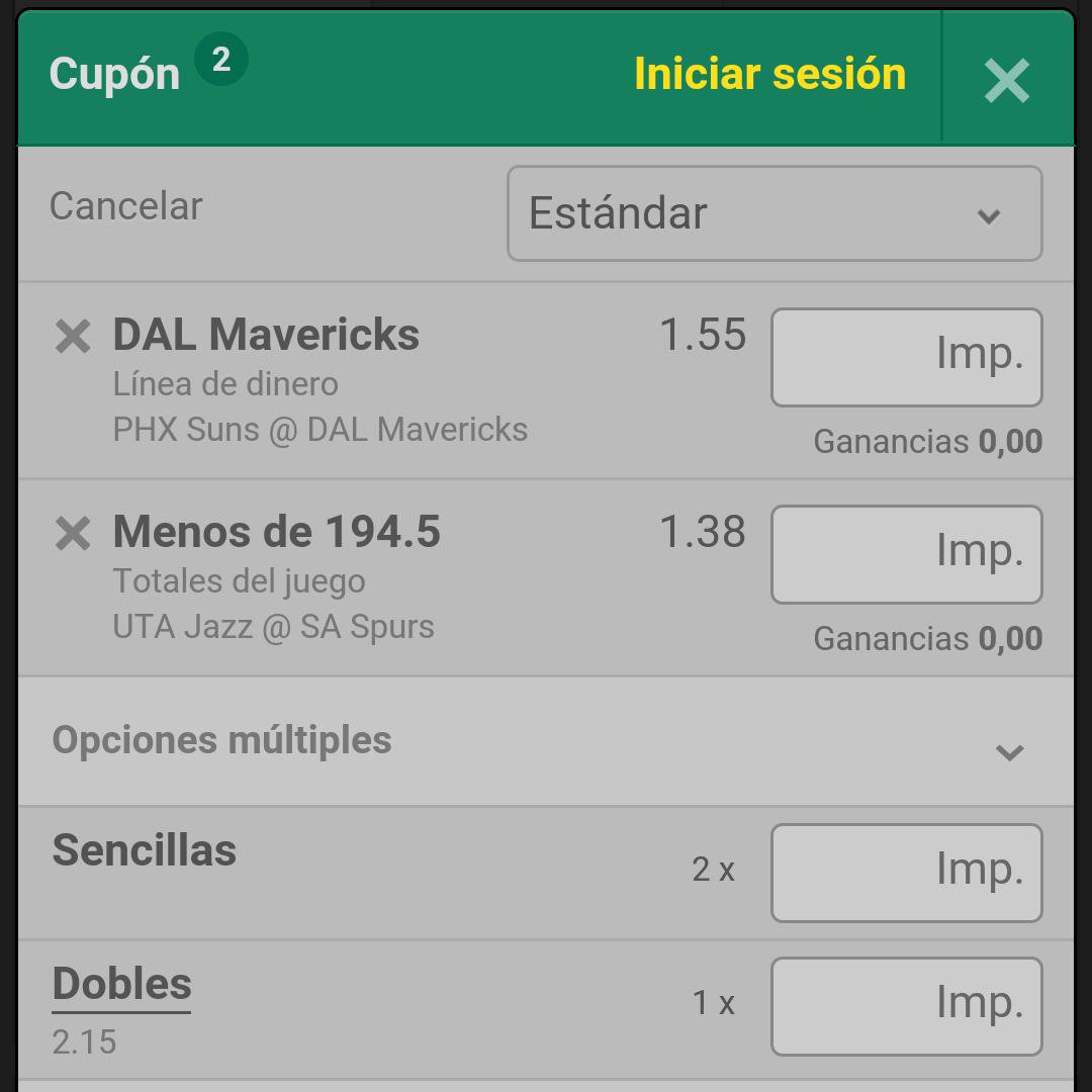pickaporte1's tweet photo. 🏀Pick 2
💲@2.15
📊STAKE 2 https://t.co/u0UInyphWY