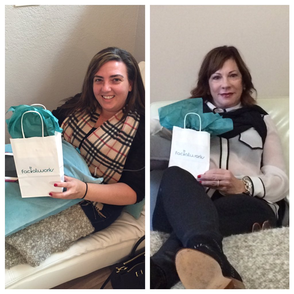 HydrationRoom's tweet photo. Two patients kicked off the week by receiving a free Oxygen Facial from @facialworks as part of our #12DaysOfGifts! https://t.co/y8SwA9GtpH