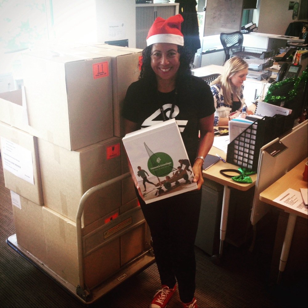 Santas lil helper has arrived in the TA office! #ChristmasHamper <a href="/AirNZCareers/">Air NZ Careers</a> <a href="/RiversFay/">Fay Rivers</a>