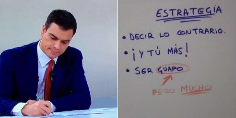 A3Noticias's tweet photo. Recopilamos algunos de los mejores memes del #CaraACaraA3N entre Rajoy y Sánchez ▶️ https://t.co/KERLTXtF7S https://t.co/lpxMBiDa5a