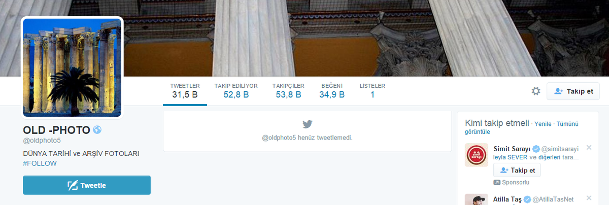 Tweetlerimi sildiğimi de sildim :)