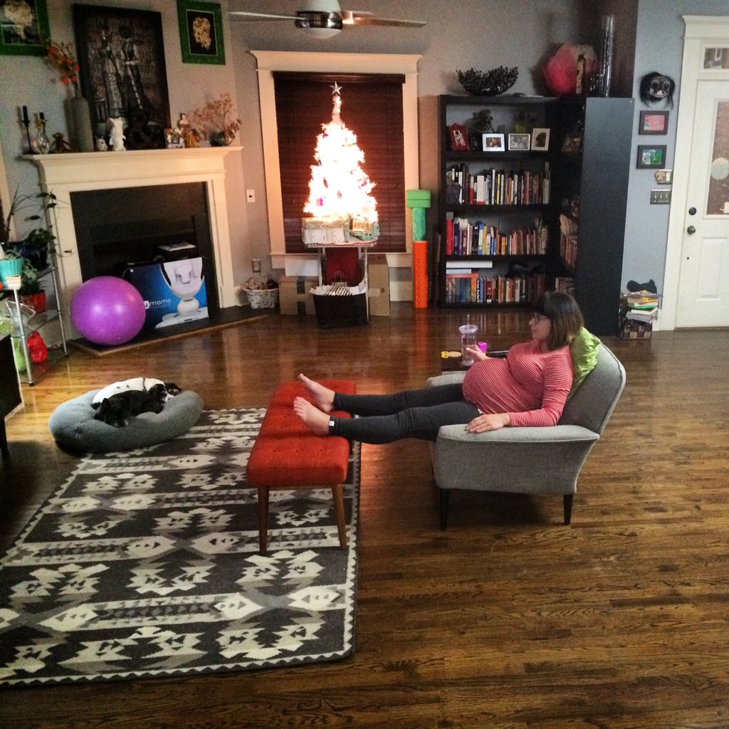 TheMissVon's tweet photo. This is what happens when you order a sofa from @westelm  #nothing #waiting 4 months #fail #9months #pregnant https://t.co/HmaBXjPAEb
