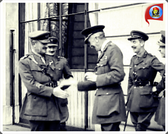 صورة نادرة : الجنرال الانجليزى اللمبى فى مصر عام 1919 