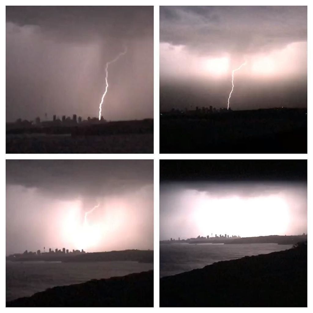 scud's tweet photo. From Manly looking at Sydney being destroyed by lightning (a photo from last week) https://t.co/g8ISYHvo2q https://t.co/ylUh6SjtuP
