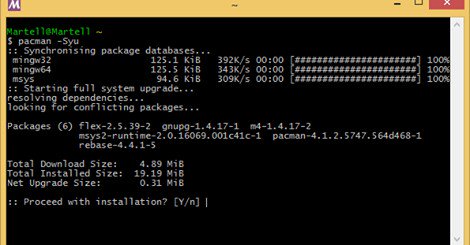 leetNightshade's tweet image. Ooh, #MSYS2 brings the #Arch package manager #Pacman to #Windows: msys2.github.io #programming