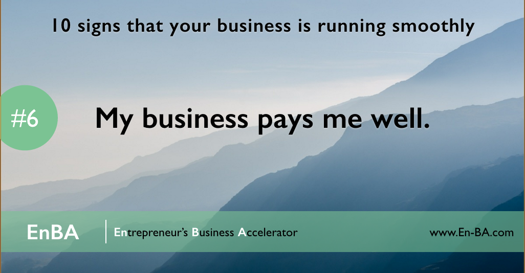 stratpad's tweet photo. Reason number 6 that your business is running smoothly: It pays you well. #Entrepreneur https://t.co/ejJwnt44ce https://t.co/kxgfV5Asoq