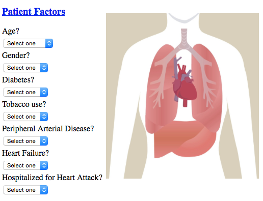 MarkHlatky_MD's tweet photo. Angioplasty or Bypass? The heart intervention calculator gets personal about survival rates. https://t.co/DR5Qj2oMUj https://t.co/gfYdwiU9G8