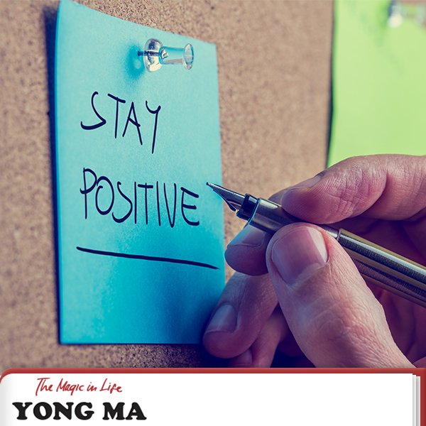 YongMa_Ind's tweet photo. Pagi Sahabat! Yuk, selalu berpikir positif agar tidak stres. Selamat beraktivitas :) https://t.co/P6sJL1GO8q