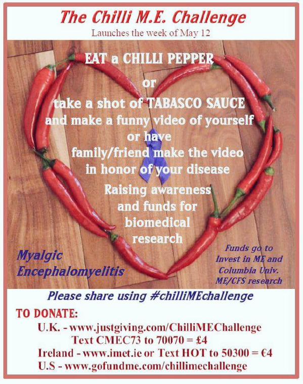 OpenMedF's tweet photo. #CantTalkRightNowIm taking the #ChiliMEChallenge #turninguptheheatonME #pwme https://t.co/p9jcgPXIjA