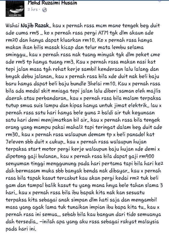 Inilah kesengsaraan rkyat Mlaysia. 
Kesian. Taktala datuk menteri kursus kawin di Paris, kita korek bank baki rm10.