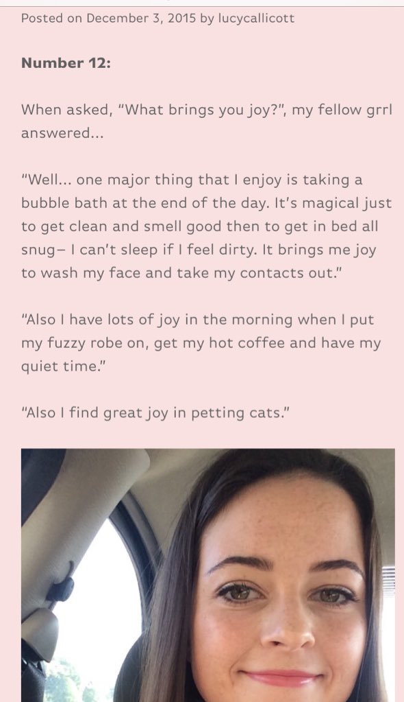 candicelynn12's tweet image. Off the record said I find joy in petting cats then Lucy actually writes that #interviewprobs
