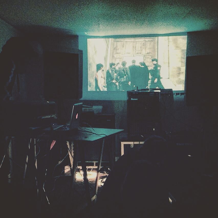 nrehk's tweet photo. #nrec #noise #impro #soundtrack to #Pasolini's #daysofsodom at #noiseberg in #berlin
#bas… https://t.co/9F0VScvbDu https://t.co/QxpAwGXYxs