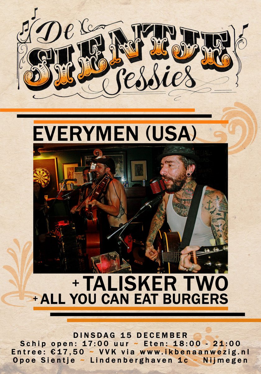 Vanavond eerste editie Sientje Sessies, live muziek met goed eten op een prachtige plek!