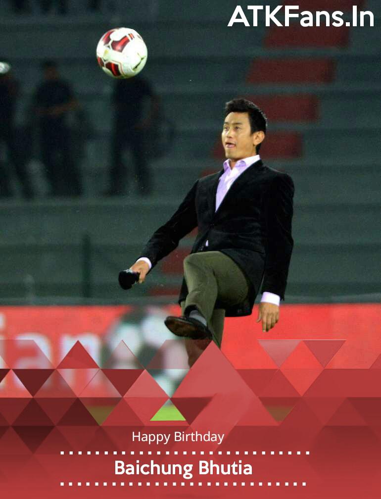 Here\s wishing Former Indian National Team Captain & consultant Baichung Bhutia a Happy Birthday. 