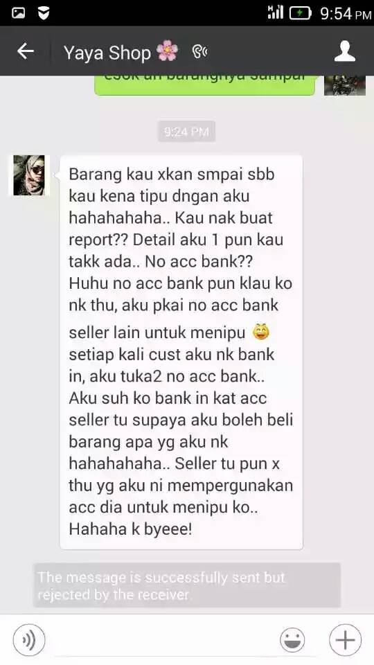 ShfyqhAzhr's tweet photo. hati hati gais dgn online shop penipu 😨😨 manusia jenis ni kejam nak mampxx 😤 https://t.co/3IKiqa19mg