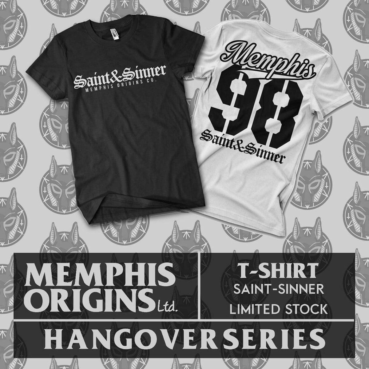 New arrival "HANGOVER SERIES"
SAINT&amp;SINNER TSHIRT
IDR 110K exclude shipping cost
Available size M-L-XL (US)