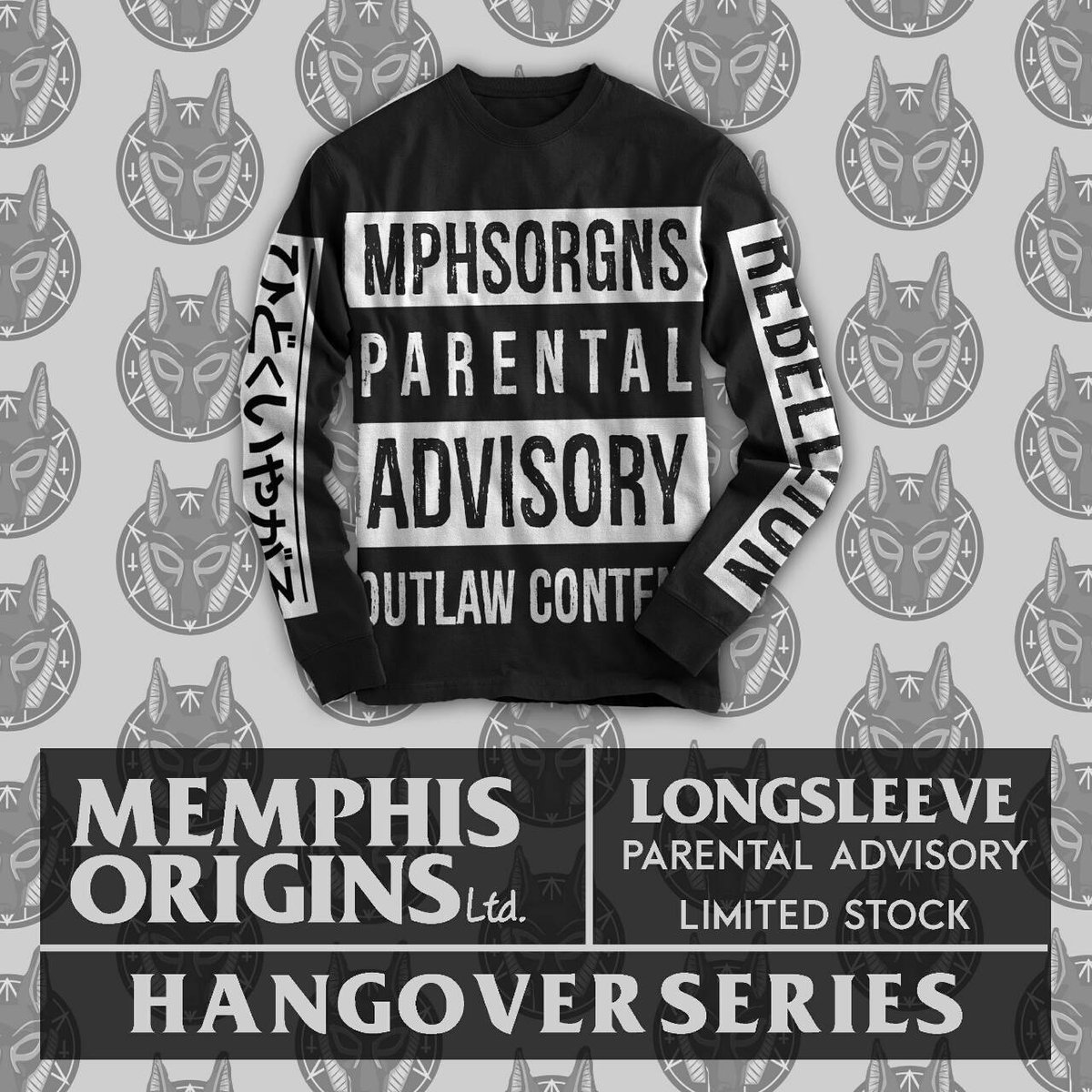 New arrival "HANGOVER SERIES"
PARENTAL ADVISORY LONGSLEEVE
IDR 120K exclude shipping cost
Available size M-L-XL (US)