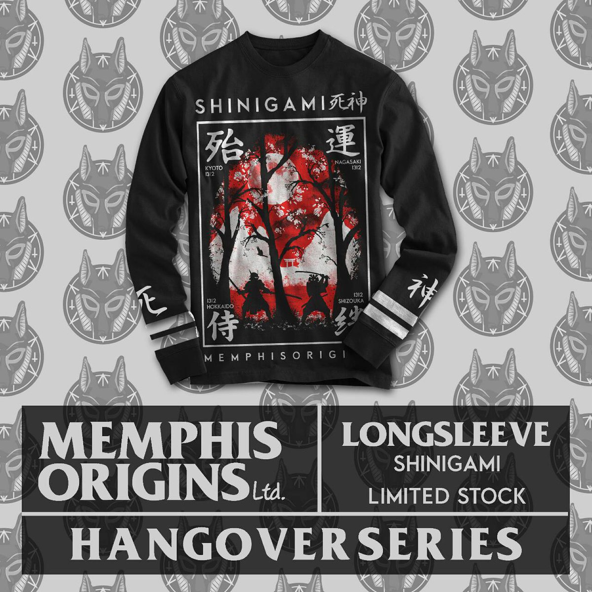 New arrival "HANGOVER SERIES"
SHINIGAMI LONGSLEEVE
IDR 120K exclude shipping cost
Available size M-L-XL (US)