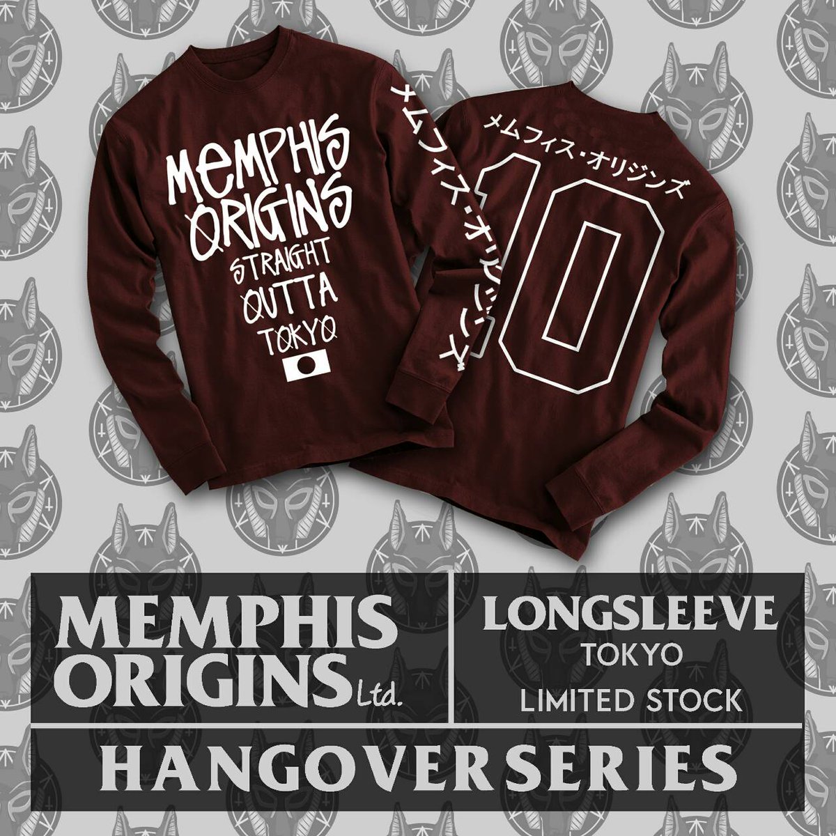 New arrival "HANGOVER SERIES"
TOKYO LONGSLEEVE
IDR 120K exclude shipping cost
Available size M-L-XL (US)