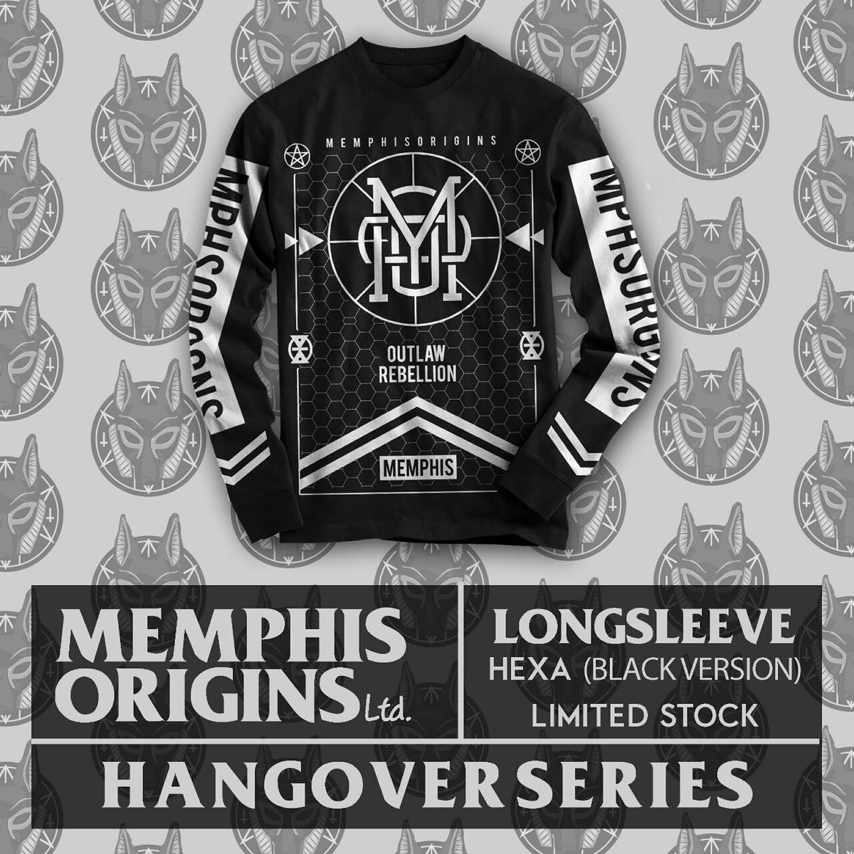 New arrival "HANGOVER SERIES"
BLACK HEXA LONGSLEEVE
IDR 120K exclude shipping cost
Available size M-L-XL (US)