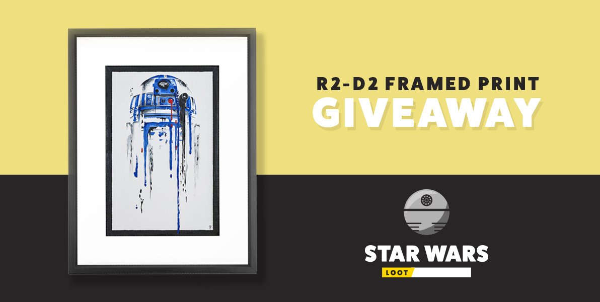 thejeditimes's tweet photo. We're giving away a framed copy of this amazing R2-D2 art print! Enter for FREE here. --> https://t.co/KA8R6LWFCc https://t.co/fQFcAp2C6d