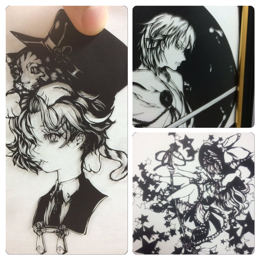 #僕の切り絵が好きそうなフォロワーさんにRTして届けておくれ絵
今年切った切り絵の一部まとめ。
来年は動物とか創作もっと切るつもりー 
