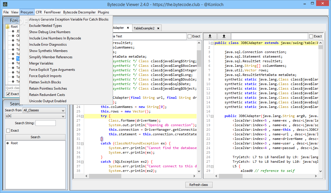 riusksk's tweet photo. bytecode-viewer— Jar &amp; Android APK Reverse Engineering Suite (Decompiler, Editor, Debugger…) https://t.co/78QE525pmY https://t.co/xZ3sV558Zp
