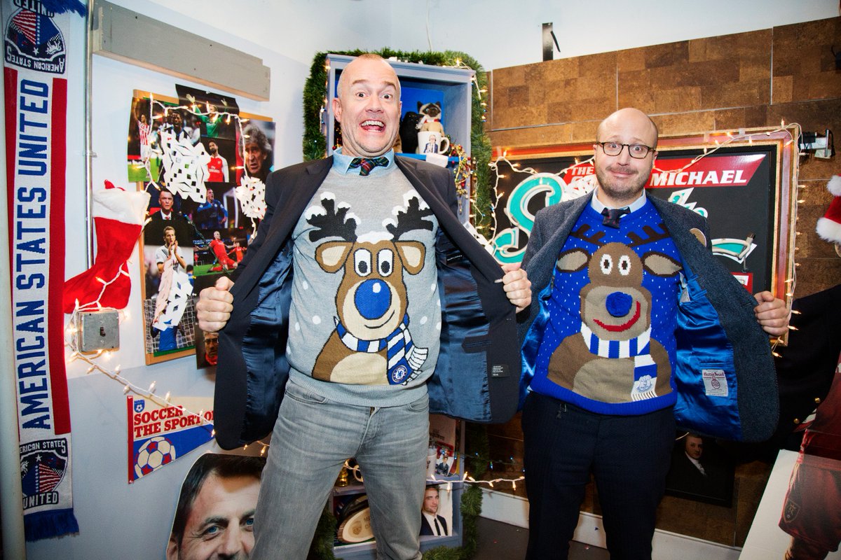 MenInBlazers's tweet photo. The MIB #SubOptimal Holiday Special tonight at 11pm ET on @NBCSN #SuboptimalSweaters #CremeDeLaCrap 🎅🎄🎉💩🍒⛄️🙏🎅🎄🎉💩🍒⛄️🙏 https://t.co/paTeQETCMT
