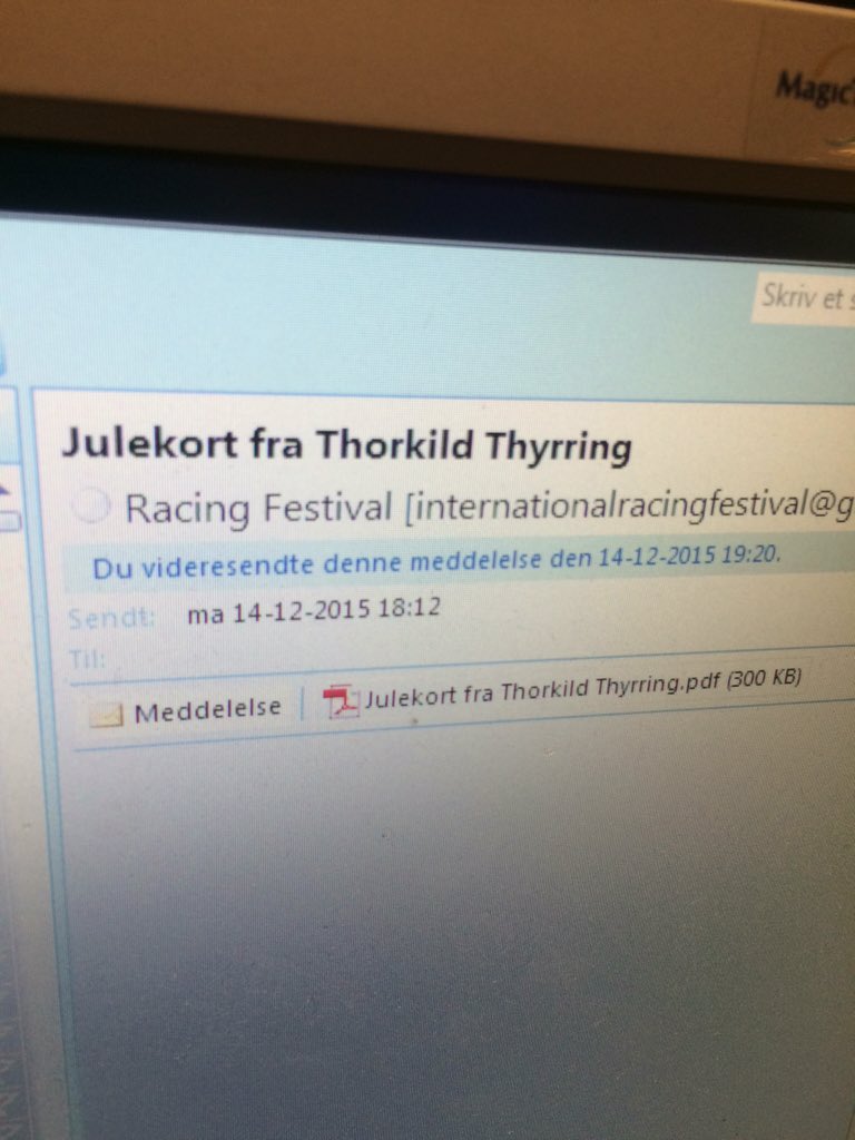 madsdamm's tweet photo. Så bliver det alligevel en god dag #thorkild #fartpåjulen https://t.co/qX1tNiFPG3