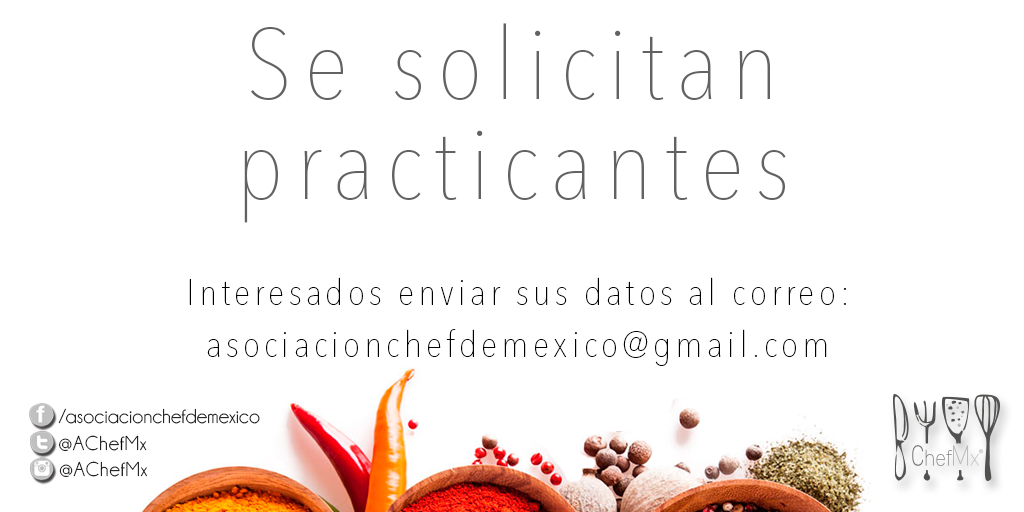 AChefMx's tweet photo. #Restaurante El Portón Gobernadores #Cuernavaca #practicantes de medio tiempo #estudiantes #gastronomia #anuncios https://t.co/5ZTdgX1XLr
