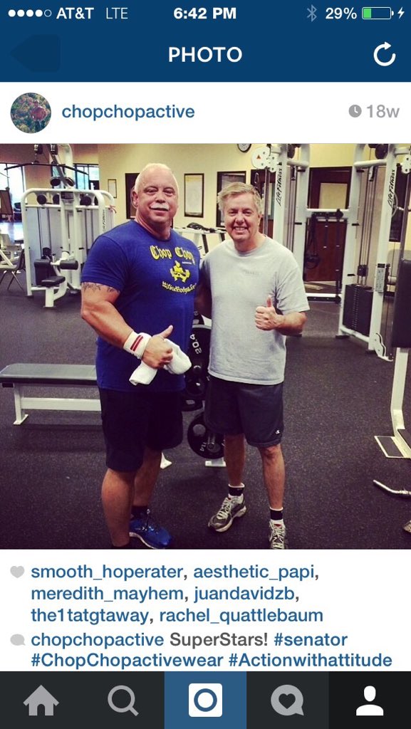 dboallison's tweet image. #politicianstraing #operationChopChop #disciplinefindsome #effortmakesome #lindseygraham