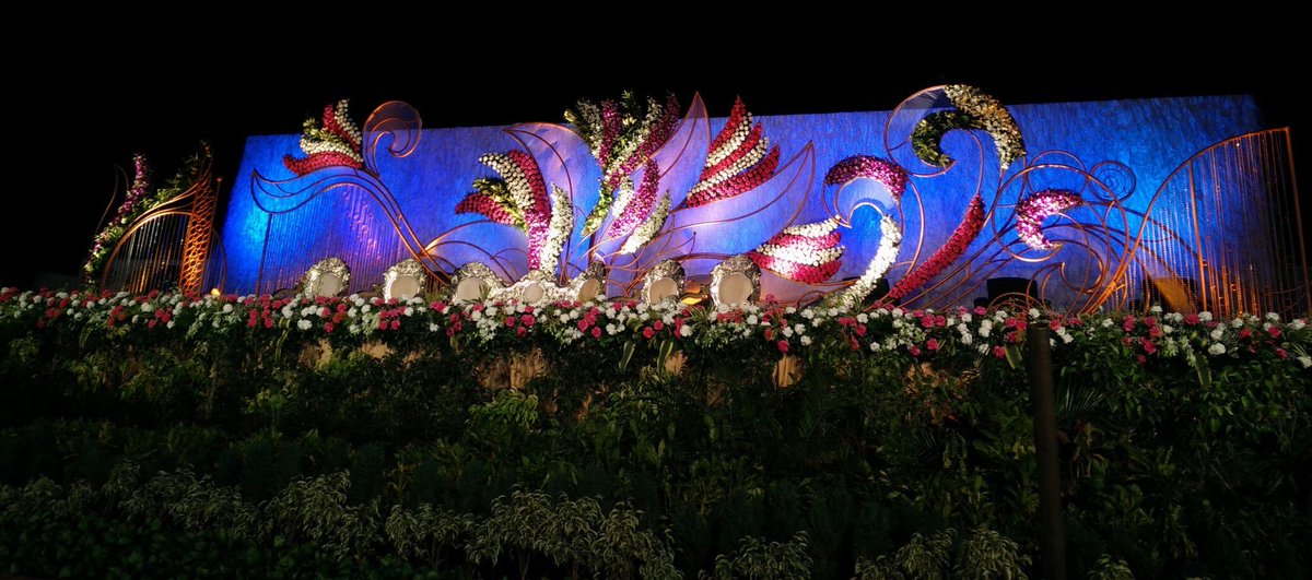 AnchorAmla's tweet image. Last evening hosted 🎤 a Superb Entry for a newly married couple&apos;s reception ceremony  .... Lovely set up ...