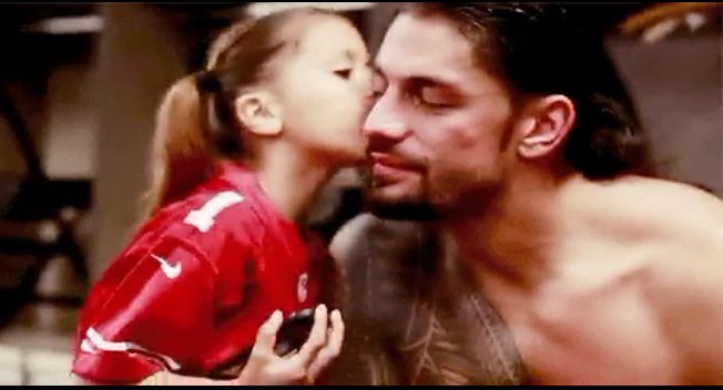 Amandalynn1485's tweet photo. @RomanReignsNet @WWERomanReigns congrats Roman no 1 deservesit as much as u ur fans ur daughter &amp; ur bros r so proud https://t.co/SGvRHaCWEK