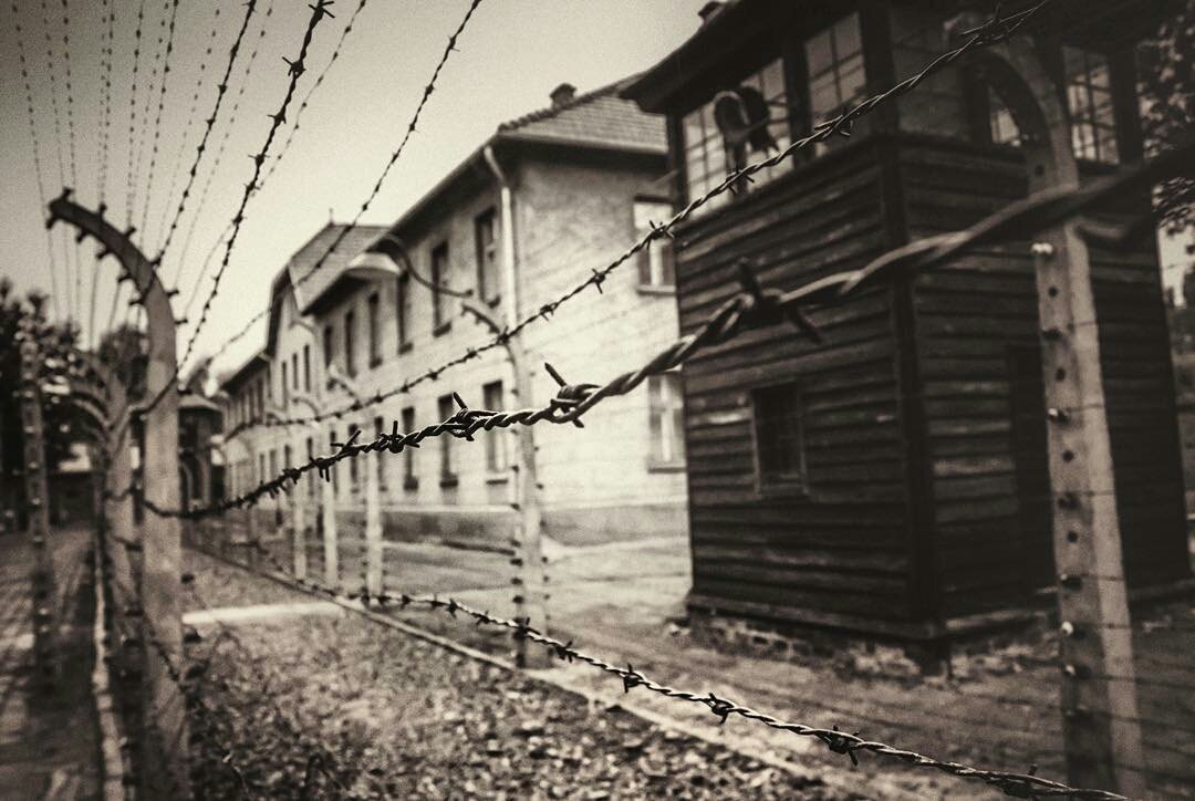 Auschwitz Memorial On Twitter Auschwitz I Guard Tower And Ss Hospital Building Behind The Camp Fences Photo By Https T Co 91ecp0evjt Https T Co Kwynwbmakk
