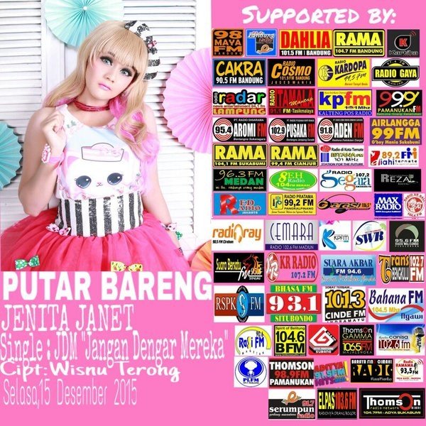 PlfmRadio's tweet photo. Sekarang lagi #PUTERBARENG single dangdut terbaru @jenita_janet - JDM(JanganDengarMereka) #JENITAJANETJDM https://t.co/LvKjJl0TdU