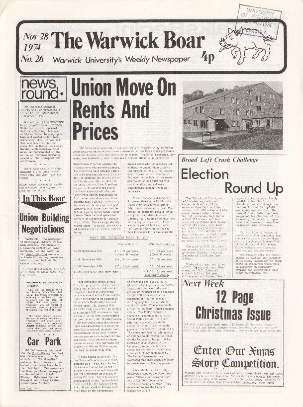warwickuni50's tweet photo. Find out about @warwicklibrary's project to digitalise old copies of our student newspapers: https://t.co/wBQG7Vhp6E https://t.co/RzcOL2W8U9