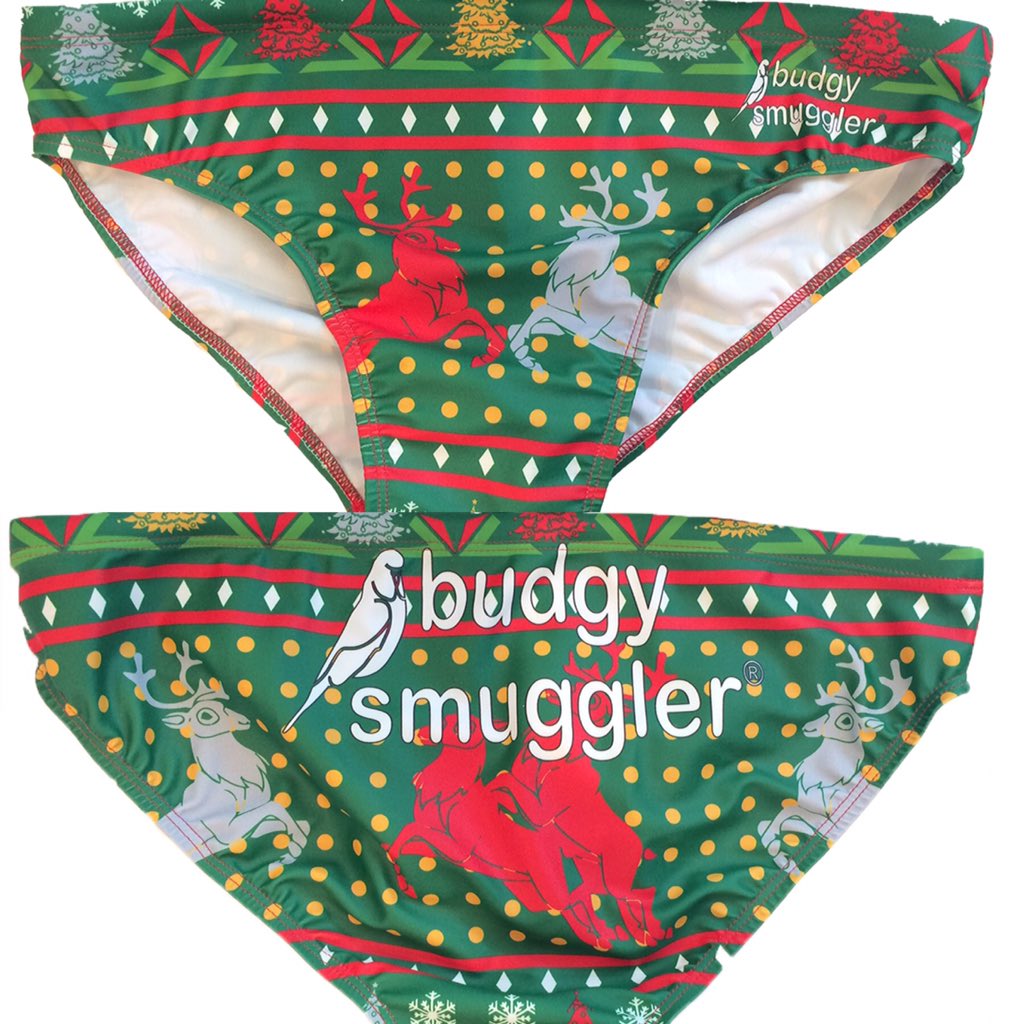 BudgySmuggler's tweet image. RT for your chance to win a pair of The Bad Christmas Smugglers! 
Available online now at budgysmuggler.com.au
