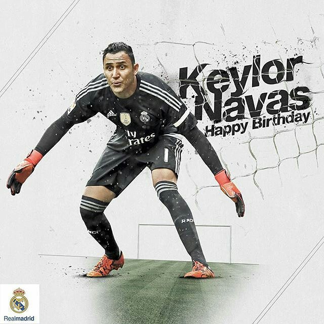 By dimitrij_ardian ..... Happy birthday keylor Navas .29th. Real Madrid\s  best goalkeeper now  