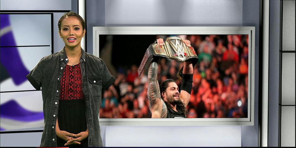 stadiumastro's tweet photo. On #dashingdaily tonight with @nadianash
#wwe #romanreigns #ripcity #laclippers #foxes #blues https://t.co/roVJgflEMa
