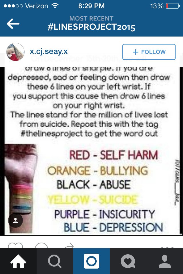 ryanoliveira101's tweet photo. #linesproject #lineproject #mentalillnessawareness @TheLinesProject @LRHSnews https://t.co/y9tgKD8mMu